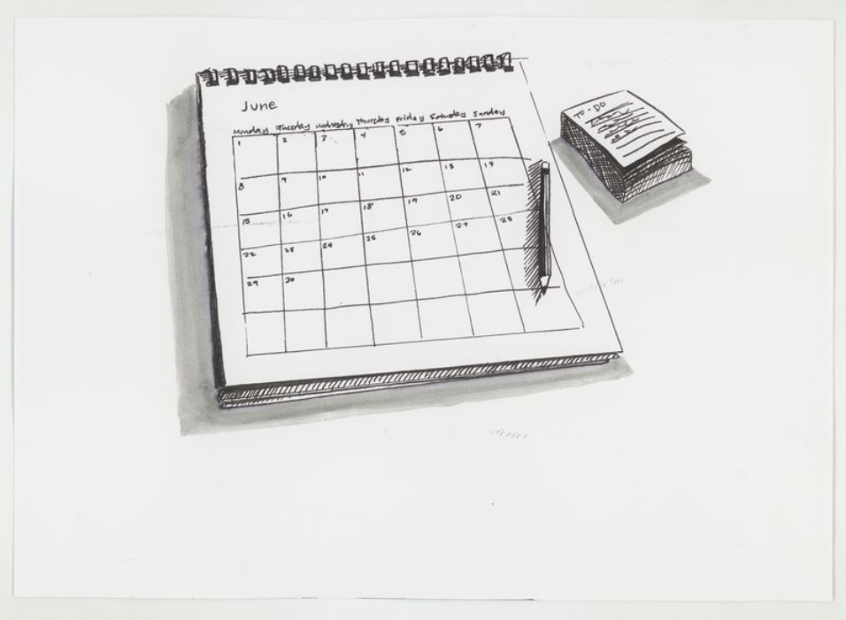 Illustration: calendar and to-do list